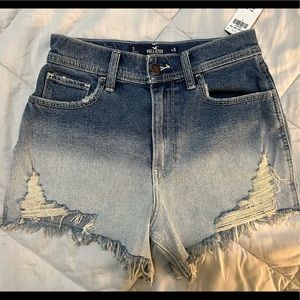 Size 3 Hollister High-Waisted Jean Shorts